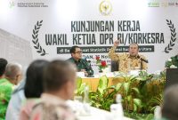 Wakil Ketua DPR RI, Cucun Ahmad Syamsurijal, pertemuan dengan Badan Pusat Statistik (BPS) dan BPBD Provinsi Sumatera Utara di Medan, Jumat (15/11/2024). Foto: Ist