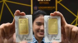Harga Emas Antam (ANTAM) Hari Ini Melonjak Rp32 Ribu-FOTO;Tangkapan Layar DB