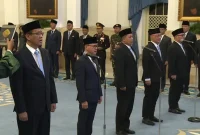 Jajaran menteri dan wakil menteri yang dilantik Prabowo Subianto hari ini Senin, 8 September 2025 Foto Tangkapan Layar-DB
