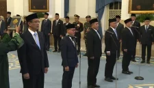 Jajaran menteri dan wakil menteri yang dilantik Prabowo Subianto hari ini Senin, 8 September 2025 Foto Tangkapan Layar-DB
