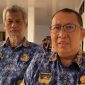 Sekretaris Dinas Ketahanan Pangan dan Pertanian (DKPP) Kabupaten Indramayu, Muhammad Iqbal setelah selesai rapat kerja dengan Komisi 2 DPRD Indramayu.Foto: Tangkapan Layar-DB