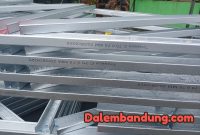 Salah Satu Rangka Atap Baja Ringan di Duga tidak Ber SNI Sebelum di pasang Foto:DB Jum'at 03/09/2025