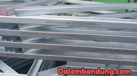 Salah Satu Rangka Atap Baja Ringan di Duga tidak Ber SNI Sebelum di pasang Foto:DB Jum'at 03/09/2025