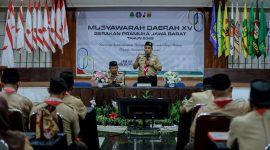 Musyawarah Daerah XV Gerakan Pramuka Jawa Barat Tahun 2025 di Bumi Kitri Pramuka, Kota Bandung,Belum lama ini.Foto:DB