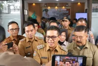 Bupati Bandung Dadang Supriatna seusai Roadshow Koperasi Desa/Kelurahan Merah Putih (KDKMP) di Kecamatan Majalaya dan Kecamatan Ibun Kabupaten Bandung, Senin, 13 Oktober 2025. /Pemkab Bandung/DB
