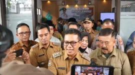 Bupati Bandung Dadang Supriatna seusai Roadshow Koperasi Desa/Kelurahan Merah Putih (KDKMP) di Kecamatan Majalaya dan Kecamatan Ibun Kabupaten Bandung, Senin, 13 Oktober 2025. /Pemkab Bandung/DB
