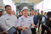 Bupati Bandung Dadang Supriatna saat diwawancarai di Soreang, Kabupaten Bandung, Jawa Barat, beberapa waktu lalu
